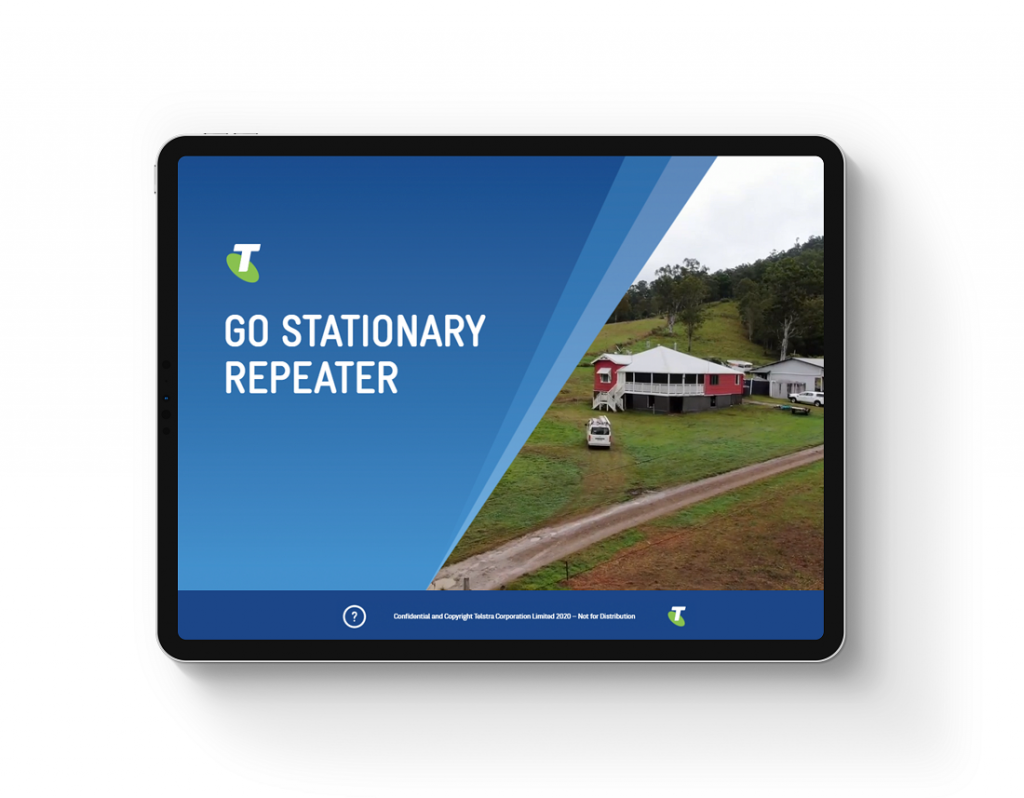 Telstra Go Repeater eLearning course